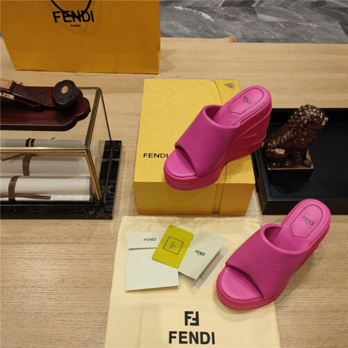 High Quality Luxury Fendi Wedge Platform Sandals – Style 03635 product detail