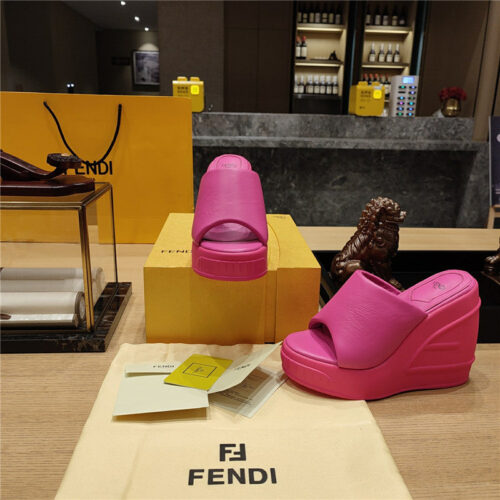 High Quality Luxury Fendi Wedge Platform Sandals – Style 03635 product detail