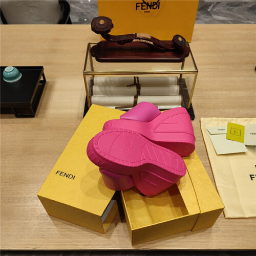 High Quality Luxury Fendi Wedge Platform Sandals – Style 03635 product detail
