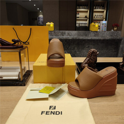 High Quality Luxury Fendi Wedge Platform Sandals – Style 08723 product detail