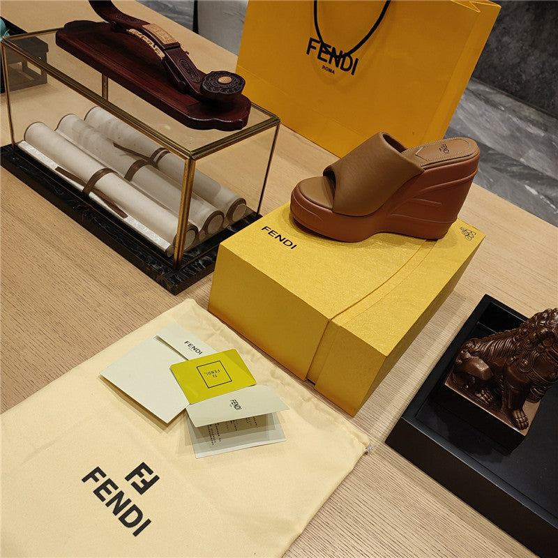 High Quality Luxury Fendi Wedge Platform Sandals – Style 08723 product detail