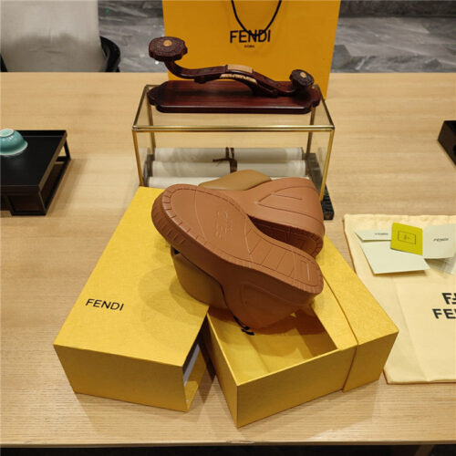 High Quality Luxury Fendi Wedge Platform Sandals – Style 08723 product detail