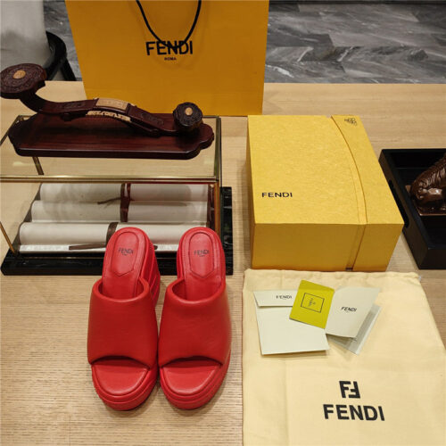 High Quality Luxury Fendi Wedge Platform Sandals – Style 82739 product detail