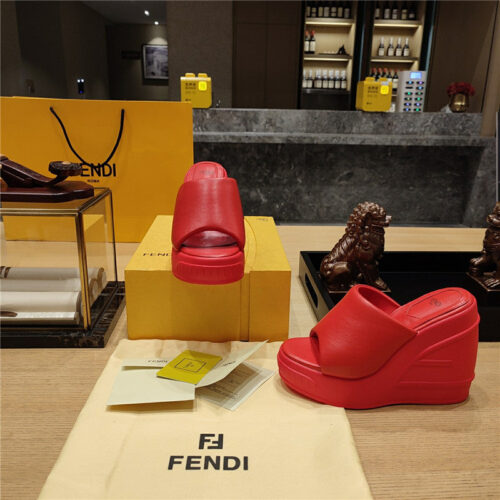 High Quality Luxury Fendi Wedge Platform Sandals – Style 82739 product detail