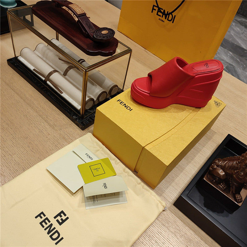 High Quality Luxury Fendi Wedge Platform Sandals – Style 82739 product detail