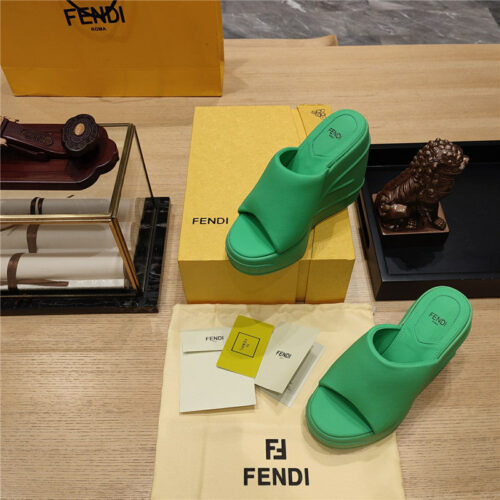 High Quality Luxury Fendi Wedge Platform Sandals – Style 60147 product detail