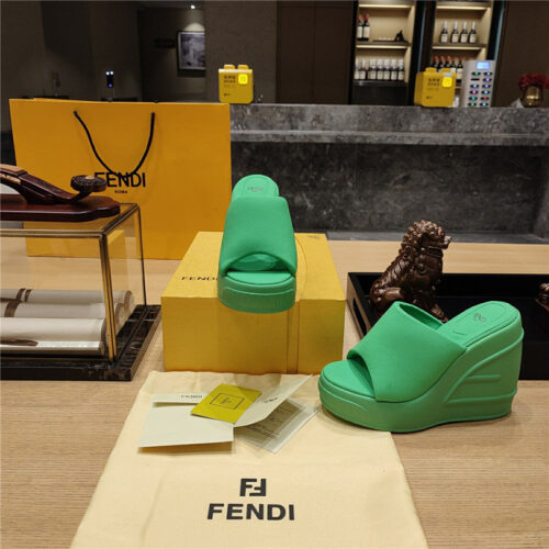 High Quality Luxury Fendi Wedge Platform Sandals – Style 60147 product detail