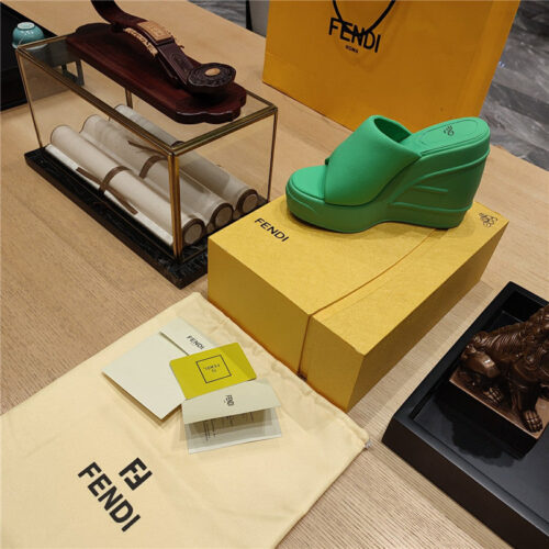 High Quality Luxury Fendi Wedge Platform Sandals – Style 60147 product detail