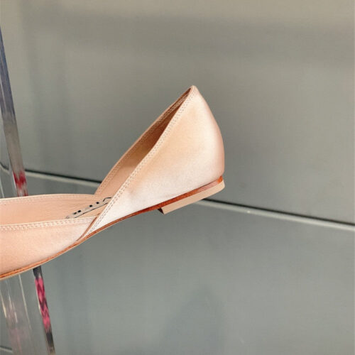 High Quality Luxury Roger Vivier New Hollow Square Buckle Flat Bottom product detail