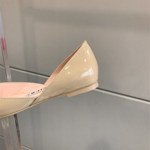 High Quality Luxury Roger Vivier New Hollow Square Buckle Flat Bottom – Style 97524 product detail