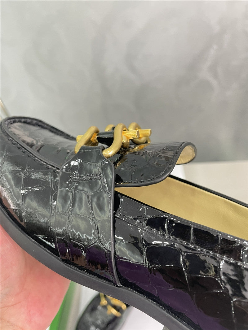 High Quality Luxury Bottega Veneta Horseshoe Buckle Loafers – Style 65958 product detail