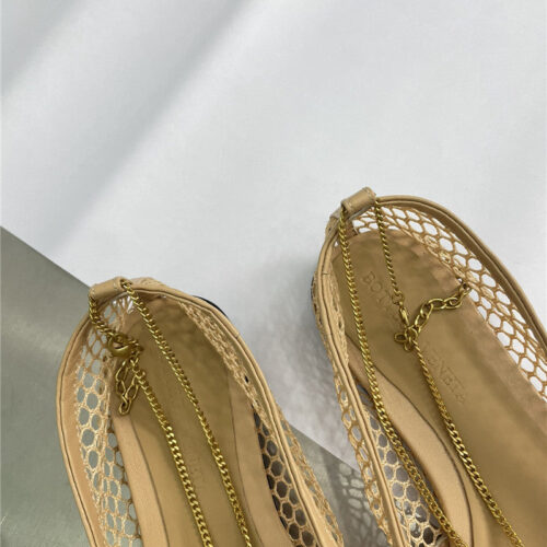 High Quality Luxury Bottega Veneta New Color Mesh Sexy Series Chain Shoes product detail