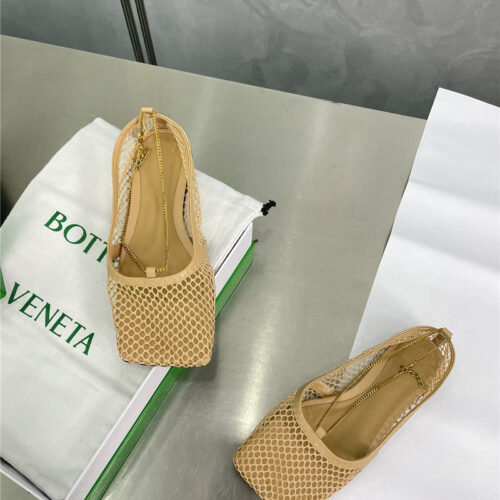 High Quality Luxury Bottega Veneta New Color Mesh Sexy Series Chain Shoes product detail