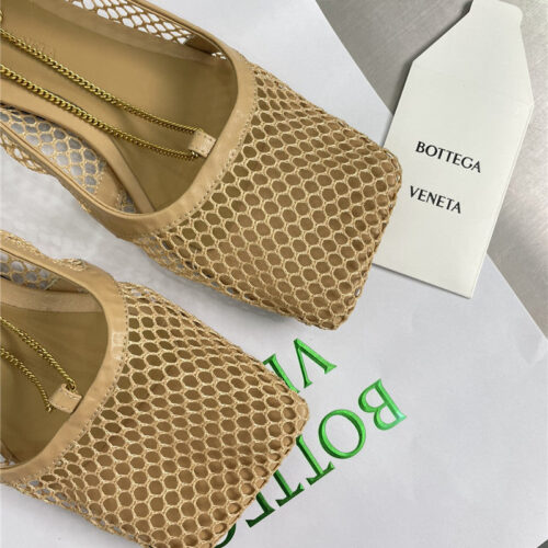 High Quality Luxury Bottega Veneta New Color Mesh Sexy Series Chain Shoes product detail