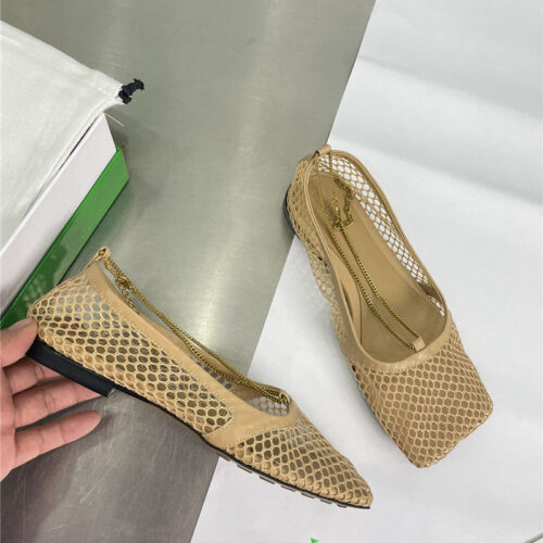 High Quality Luxury Bottega Veneta New Color Mesh Sexy Series Chain Shoes alternate view