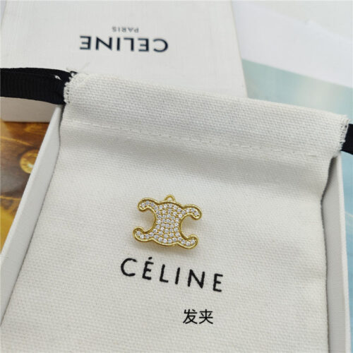 High Quality Luxury Celine Early Spring New Hair Clip