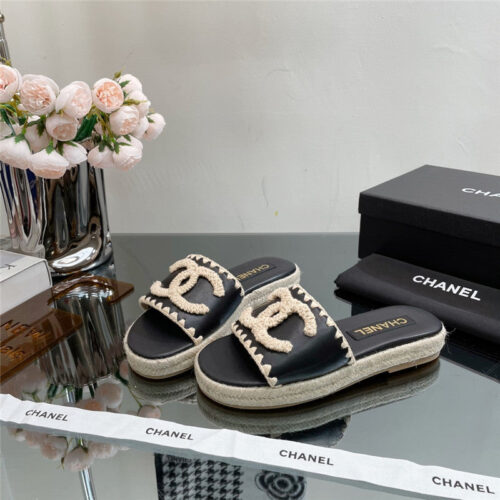 High Quality Luxury Chanel Counter Catwalk Platform Slippers product detail
