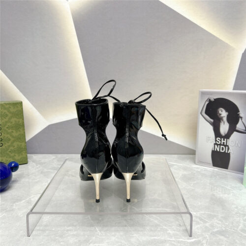 High Quality Luxury Gucci Pointed Toe Metal High-Heeled Shoes – Style 61043 product detail