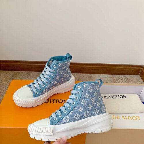High Quality Luxury Louis Vuitton New Color Squad Sneakers – Style 66883