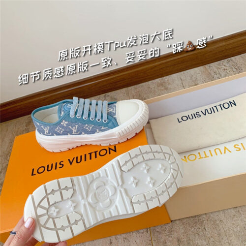 High Quality Luxury Louis Vuitton New Color Squad Sneakers – Style 34115 product detail