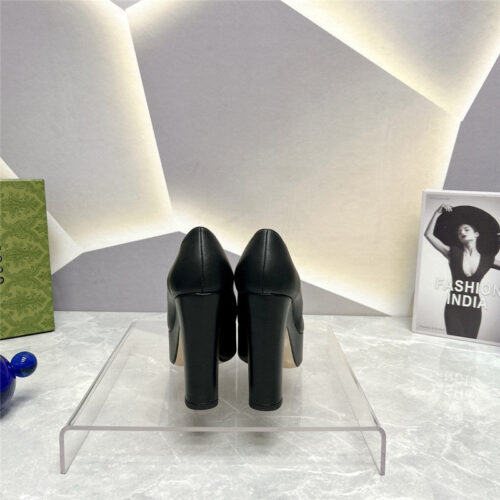 High Quality Luxury Gucci Round Toe Platform High Heels product detail