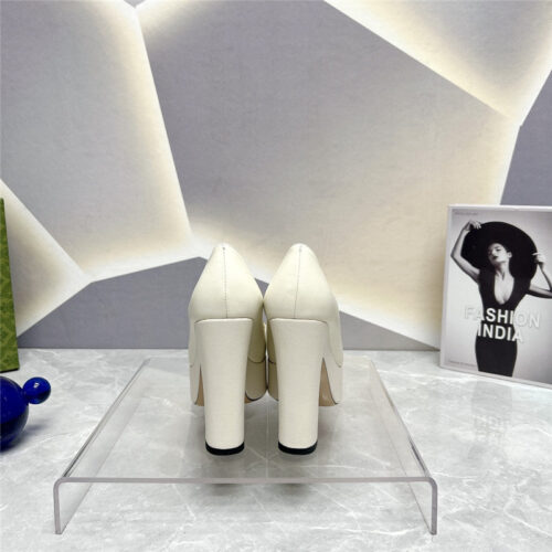 High Quality Luxury Gucci Round Toe Platform High Heels – Style 77395 product detail
