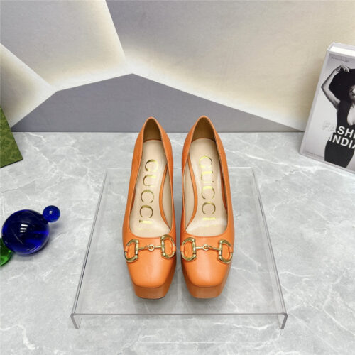 High Quality Luxury Gucci Round Toe Platform High Heels – Style 10163 alternate view