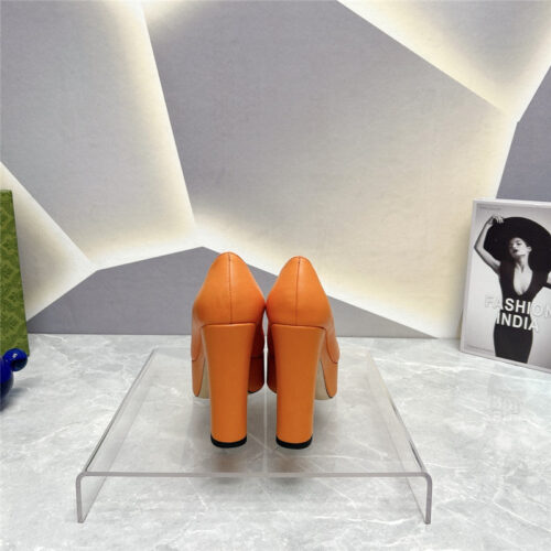High Quality Luxury Gucci Round Toe Platform High Heels – Style 10163 product detail