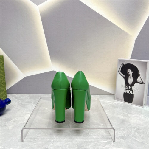 High Quality Luxury Gucci Round Toe Platform High Heels – Style 42931 product detail