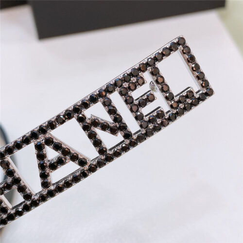 High Quality Luxury Chanel Stainless Steel Buckle Diamond Calfskin Belt product detail
