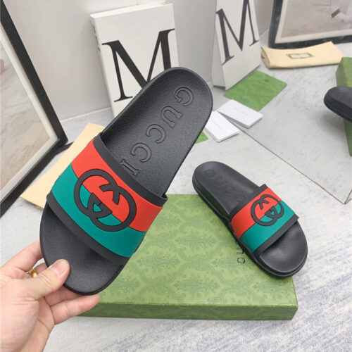 High Quality Luxury Gucci Spring Summer Couple Slippers alternate view