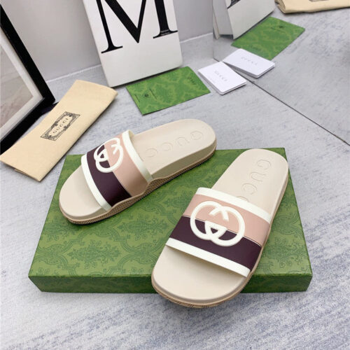 High Quality Luxury Gucci Spring Summer Couple Slippers – Style 26995 product detail