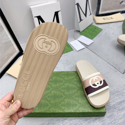 High Quality Luxury Gucci Spring Summer Couple Slippers – Style 26995 product detail