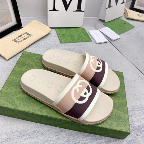 High Quality Luxury Gucci Spring Summer Couple Slippers – Style 26995