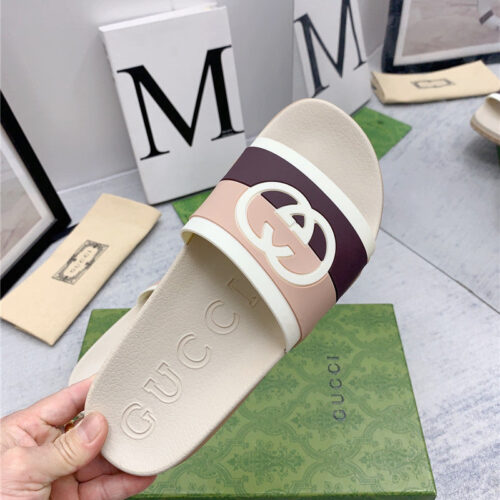 High Quality Luxury Gucci Spring Summer Couple Slippers – Style 26995 alternate view