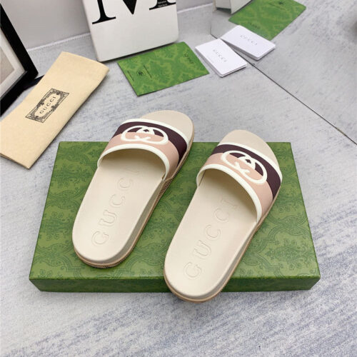 High Quality Luxury Gucci Spring Summer Couple Slippers – Style 26995 product detail