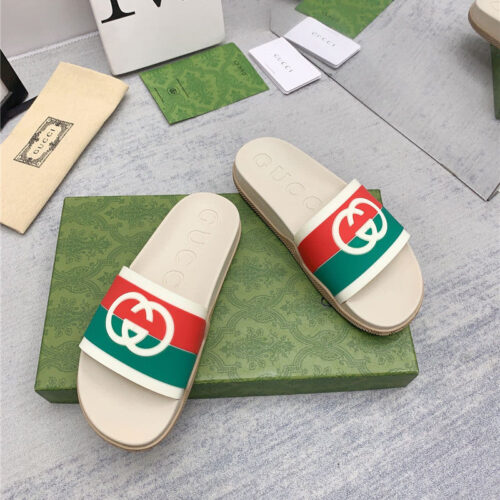 High Quality Luxury Gucci Spring Summer Couple Slippers – Style 59763 product detail