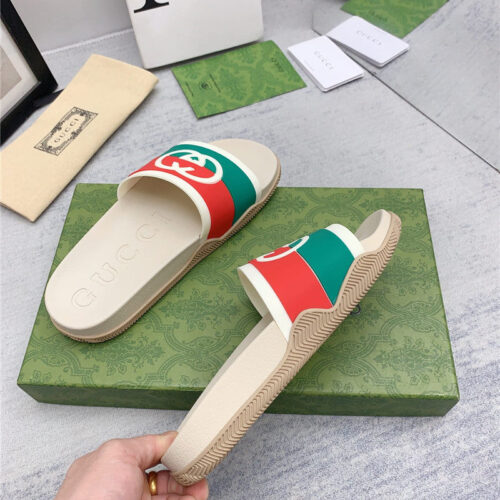 High Quality Luxury Gucci Spring Summer Couple Slippers – Style 59763 product detail