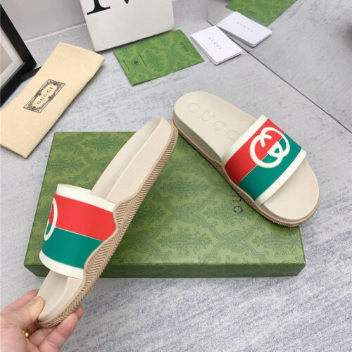 High Quality Luxury Gucci Spring Summer Couple Slippers – Style 59763 product detail