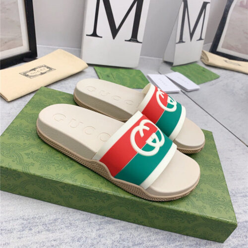 High Quality Luxury Gucci Spring Summer Couple Slippers – Style 59763