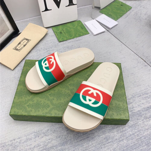 High Quality Luxury Gucci Spring Summer Couple Slippers – Style 59763 product detail