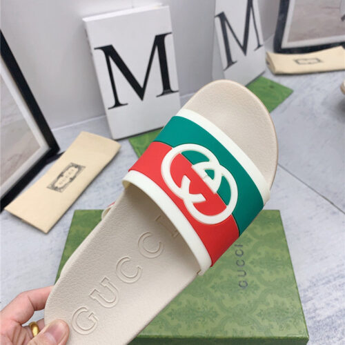 High Quality Luxury Gucci Spring Summer Couple Slippers – Style 59763 alternate view