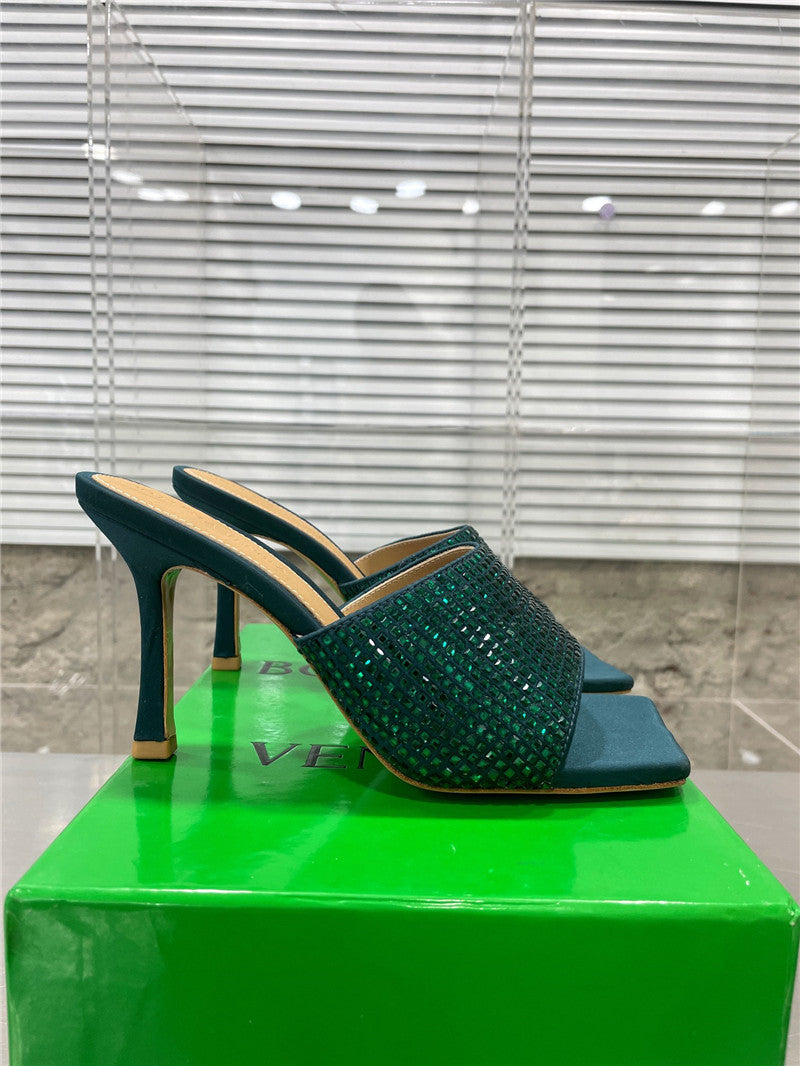 High Quality Luxury Bottega Veneta New Square Diamond Slippers – Style 88486 product detail