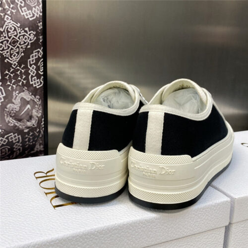 High Quality Luxury Dior Couple Style Thick Bottom Strap Low Top Casual Shoes – Style 24550 product detail