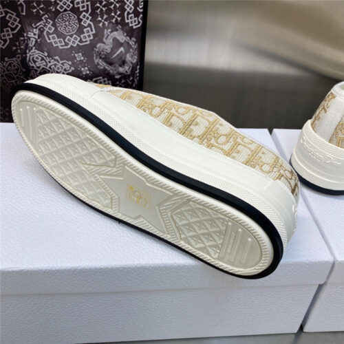 High Quality Luxury Dior Couple Style Thick Bottom Strap Low Top Casual Shoes – Style 00262 product detail