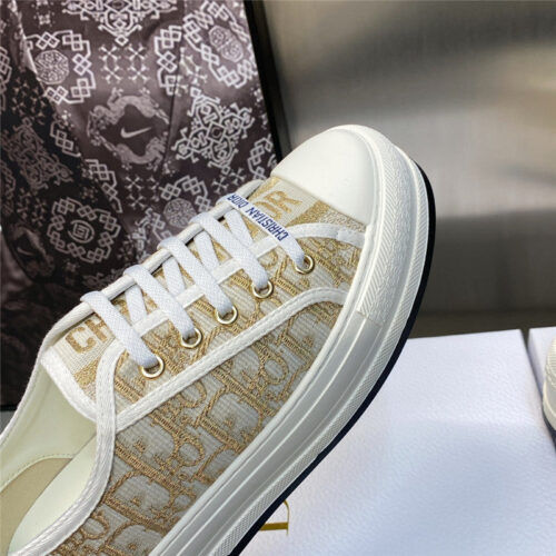 High Quality Luxury Dior Couple Style Thick Bottom Strap Low Top Casual Shoes – Style 00262 product detail