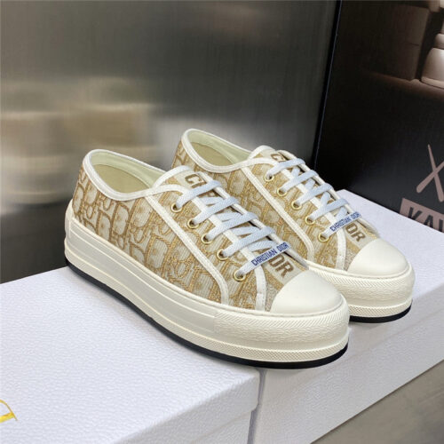 High Quality Luxury Dior Couple Style Thick Bottom Strap Low Top Casual Shoes – Style 00262 alternate view
