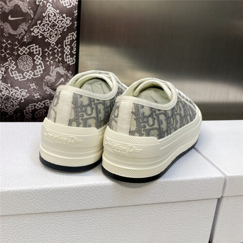 High Quality Luxury Dior Couple Style Thick Bottom Strap Low Top Casual Shoes – Style 58470 product detail