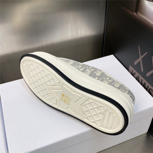 High Quality Luxury Dior Couple Style Thick Bottom Strap Low Top Casual Shoes – Style 58470 product detail