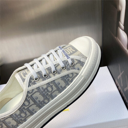 High Quality Luxury Dior Couple Style Thick Bottom Strap Low Top Casual Shoes – Style 58470 product detail